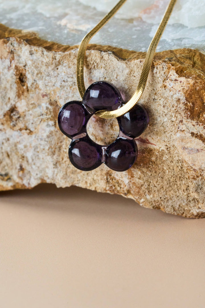 Dazy Glaze Necklace in 18K Gold Plated