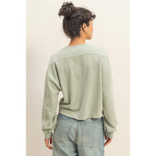 Load image into Gallery viewer, Cropped Crewneck Sweatshirt HYF11