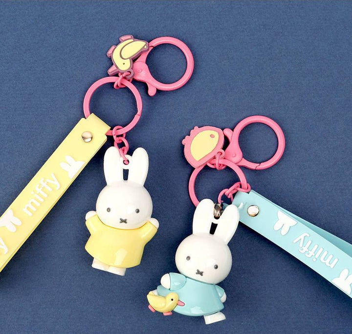 Miffy Figure Keyring &amp; Charm – Pastel &amp; Fruits Random