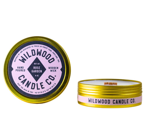 4 oz Rose Garden Travel Tin Candle