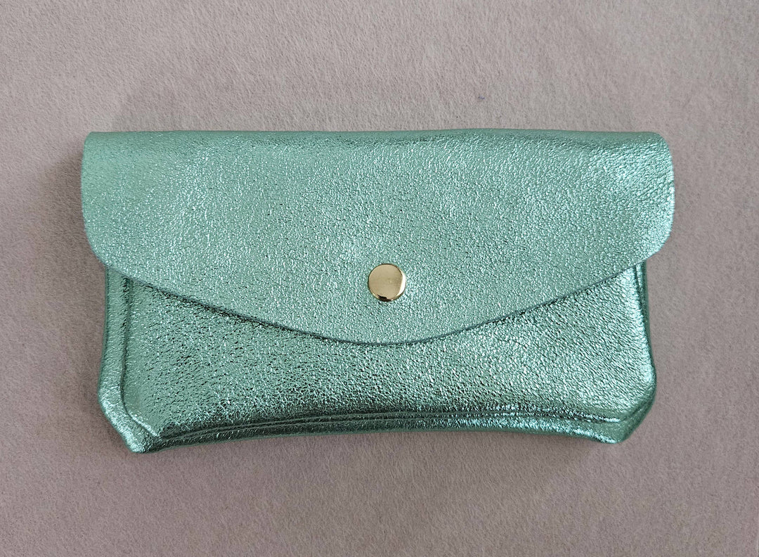 Kangaroo double pocket cowhide leather wallet: Bordo RM29