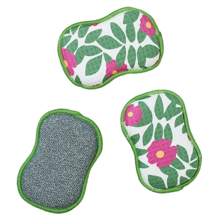RE:usable Sponges (Set of 3) - KN Beach Roses