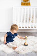 Load image into Gallery viewer, Wooden Stacking Rainbow Tower Baby Toy, Nursery Decor