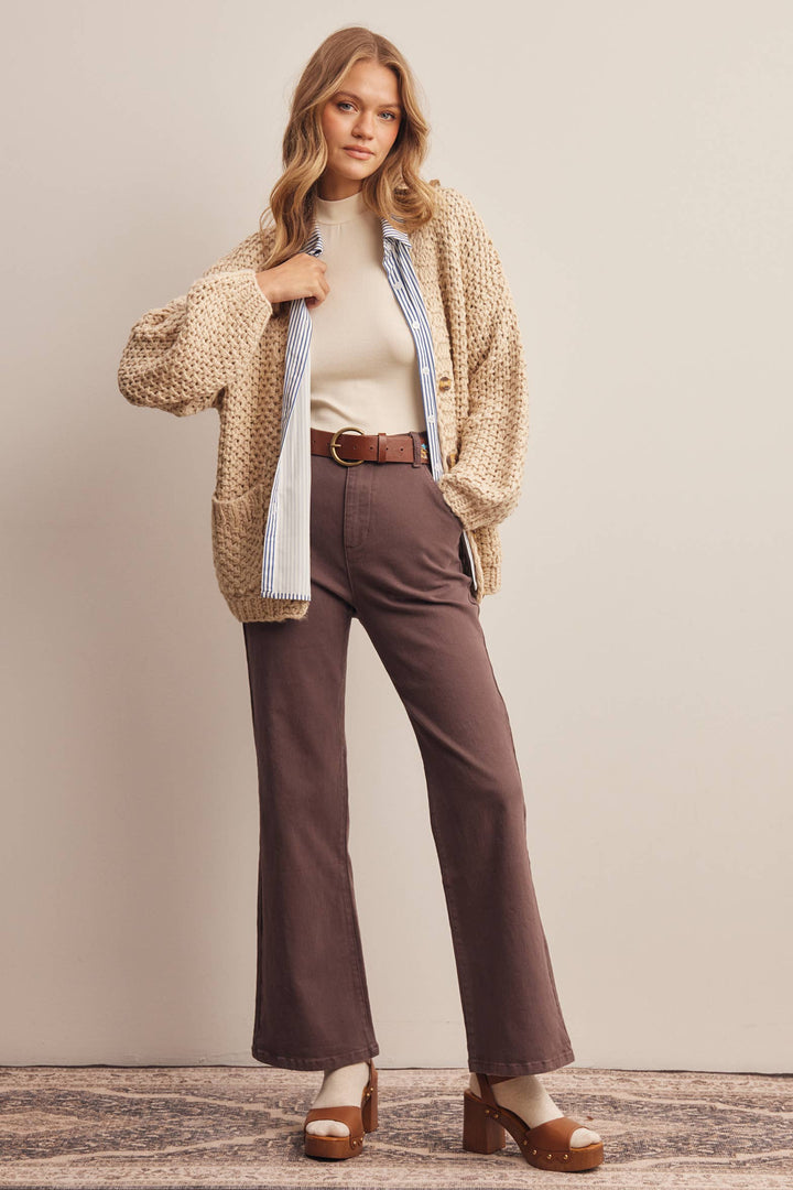 Handmade Chunky Knit Cardigan FSW61