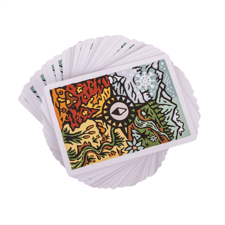 Seasons of Squatch Playing Cards