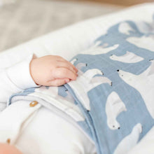 Load image into Gallery viewer, Bamboo Muslin Swaddle - Polar Bear