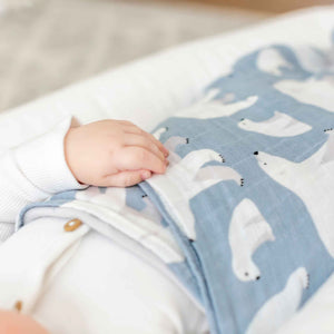 Bamboo Muslin Swaddle - Polar Bear