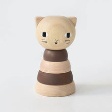Load image into Gallery viewer, Wood Stacker - Cat