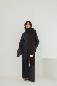 The Reykjavik Scarf - 100% Recycled - Ground Coffee