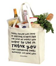 Load image into Gallery viewer, Shop Small Tote Bag