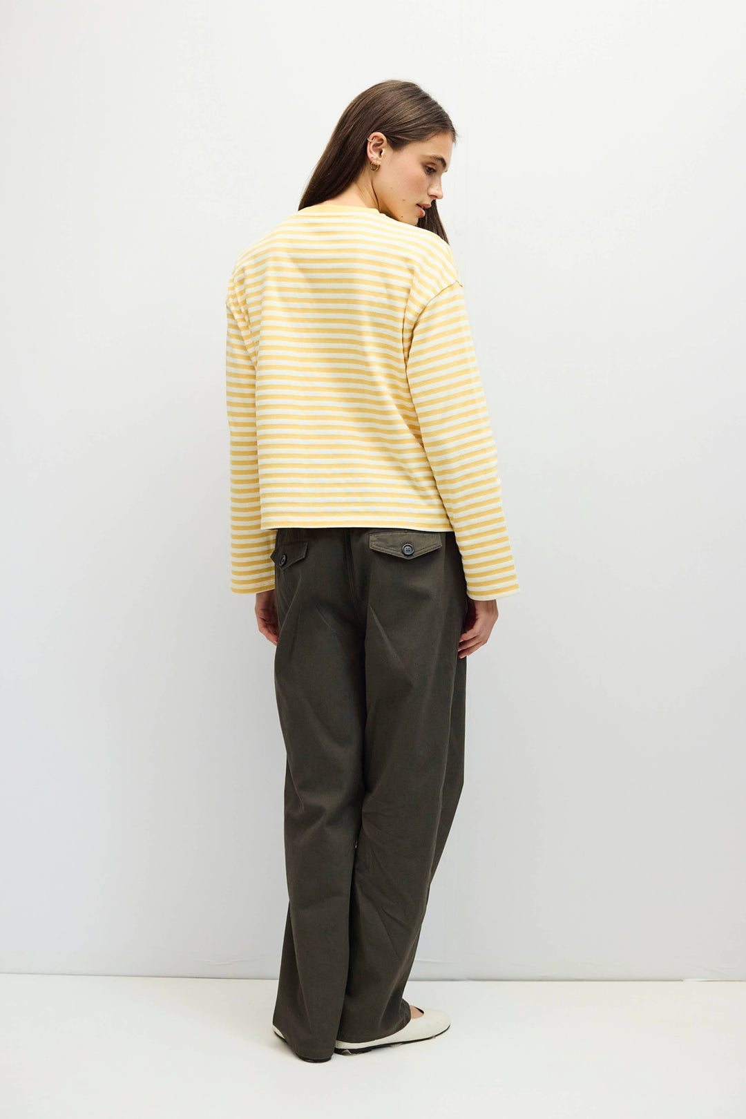The Jessie Top | Striped Long Sleeve T-Shirt A674