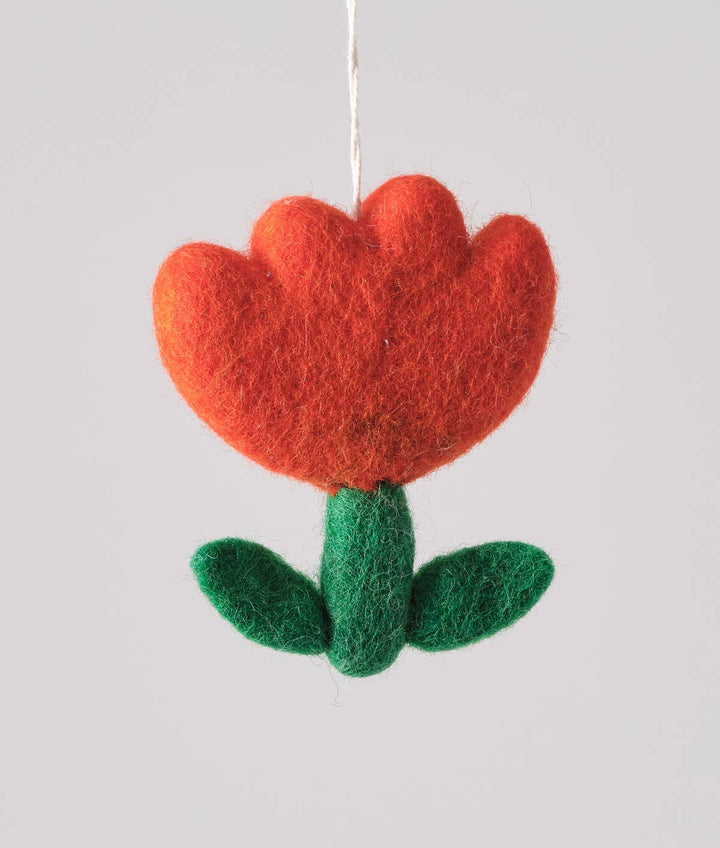 Flower Hanging Felt Ornament