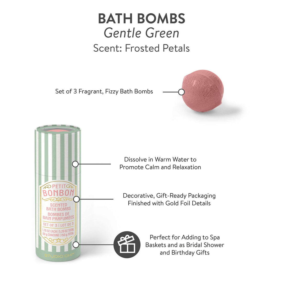 Petit Bonbon Gentle Green Bath Bombs