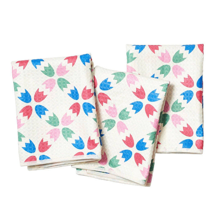 Mighty Mini Towel (Set of 3) Reversible - RJW Spring Growth