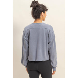 Cropped Crewneck Sweatshirt HYF11
