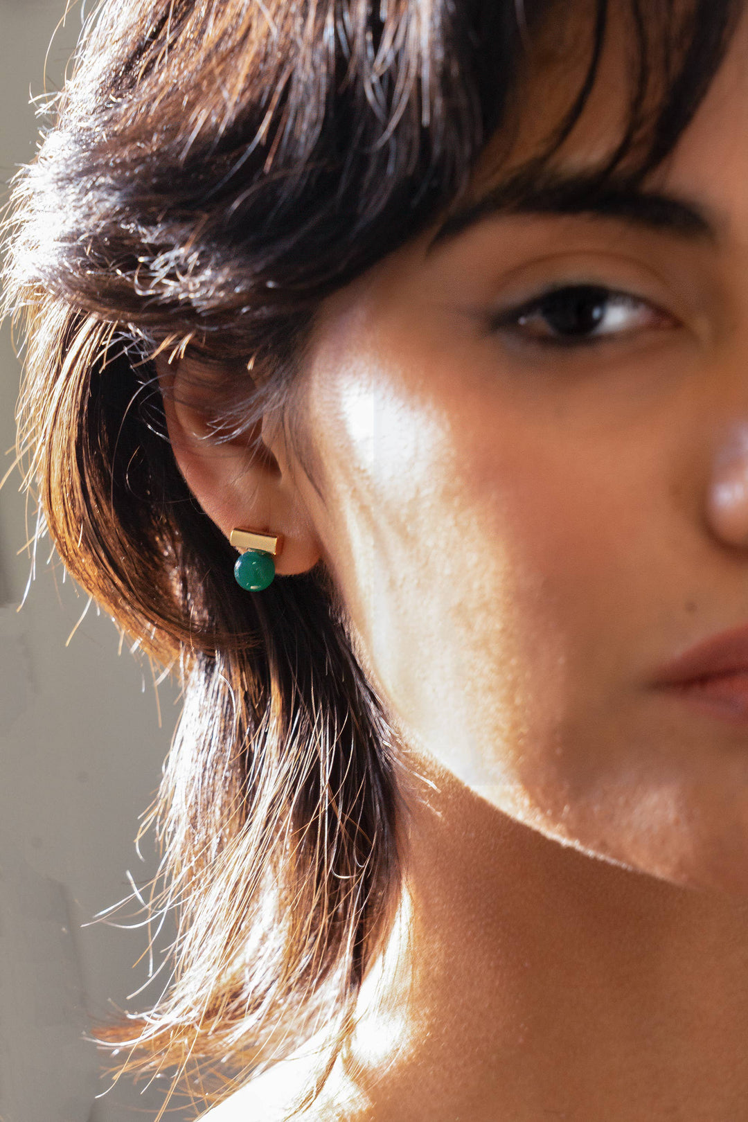 Morse Code Studs - 18K Gold Plated PJ25