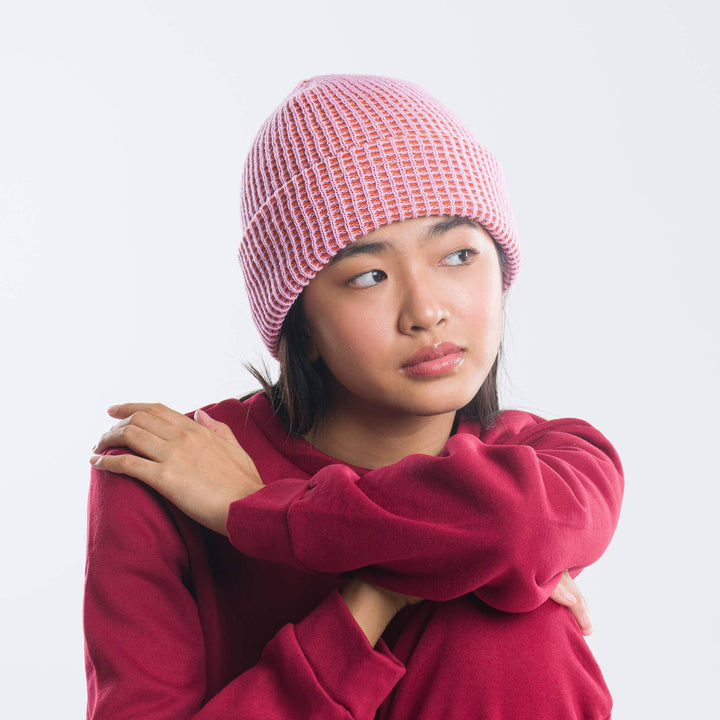 Simple Grid Knit Beanie VR826