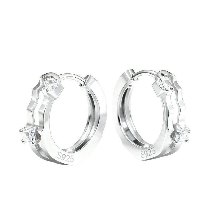 Dainty Tiny Huggie Hoop Earrings in 925 Sterling Silver