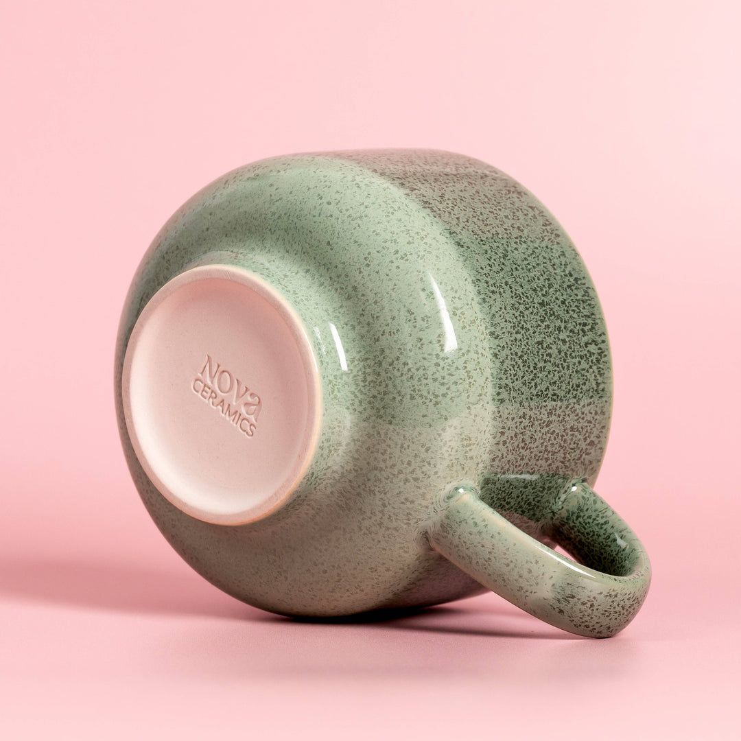 Emerald Handmade Ceramic Mug 16oz | Stoneware Coffee Mug NV52