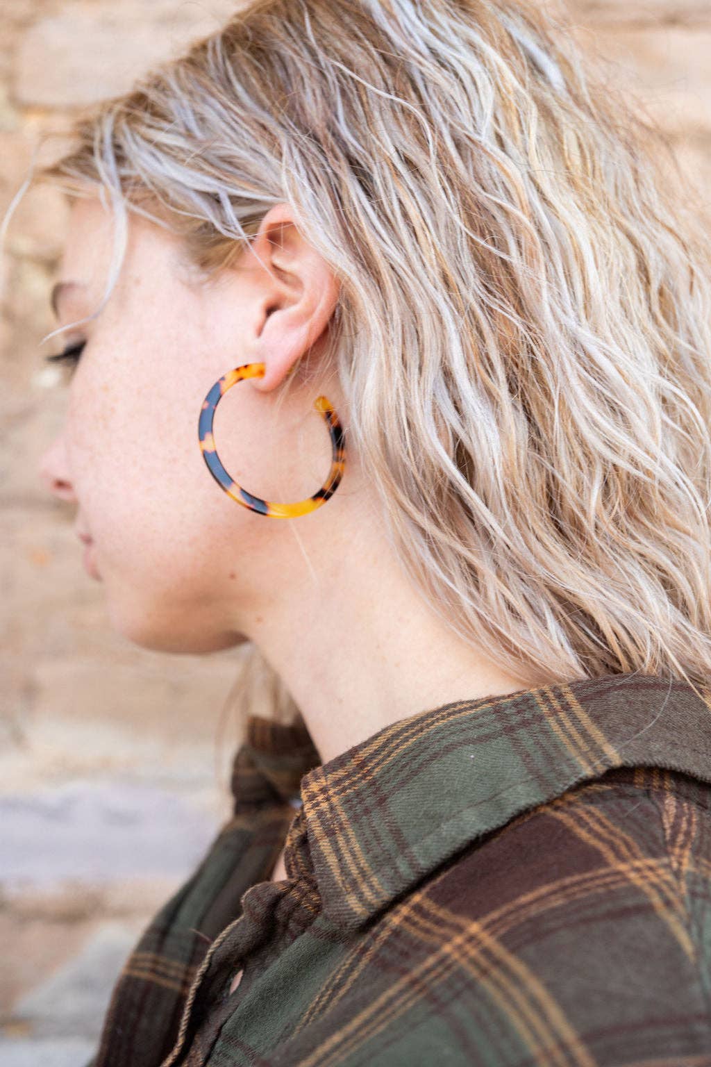 Cameron Hoops - Tortoise // Jewelry, Earrings, Fall ss98