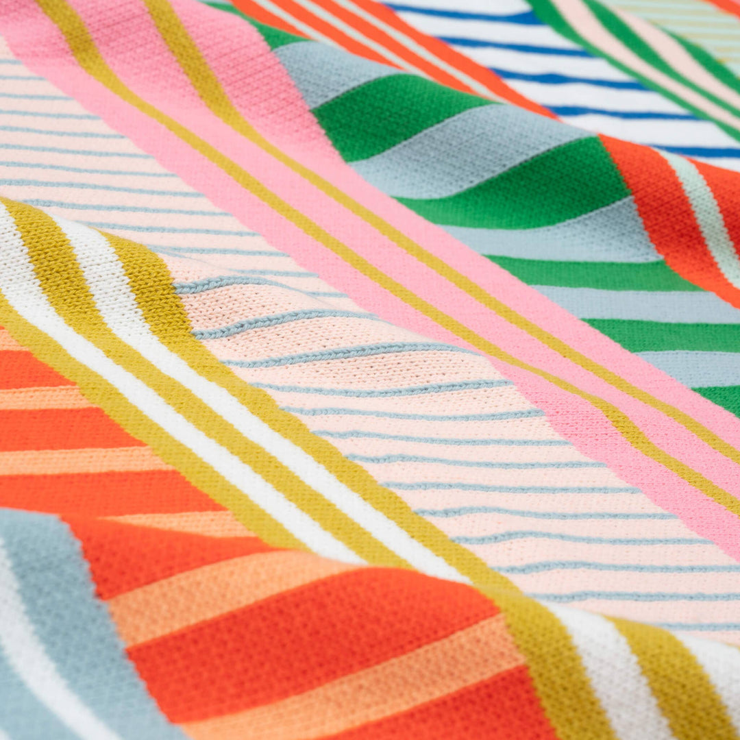 Patchwork Stripe Throw VRPS22