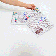 Load image into Gallery viewer, Newspaper Nosework Toy