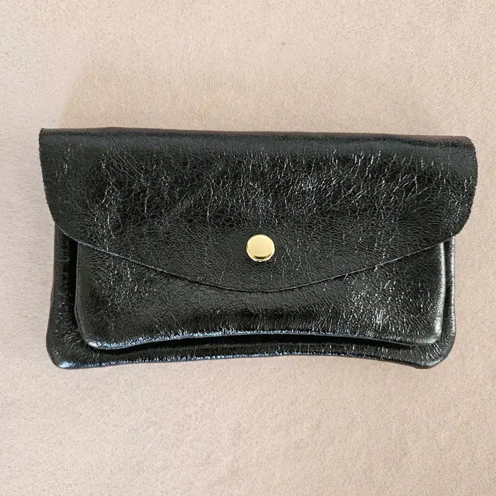 Kangaroo double pocket cowhide leather wallet: Ciel RM28