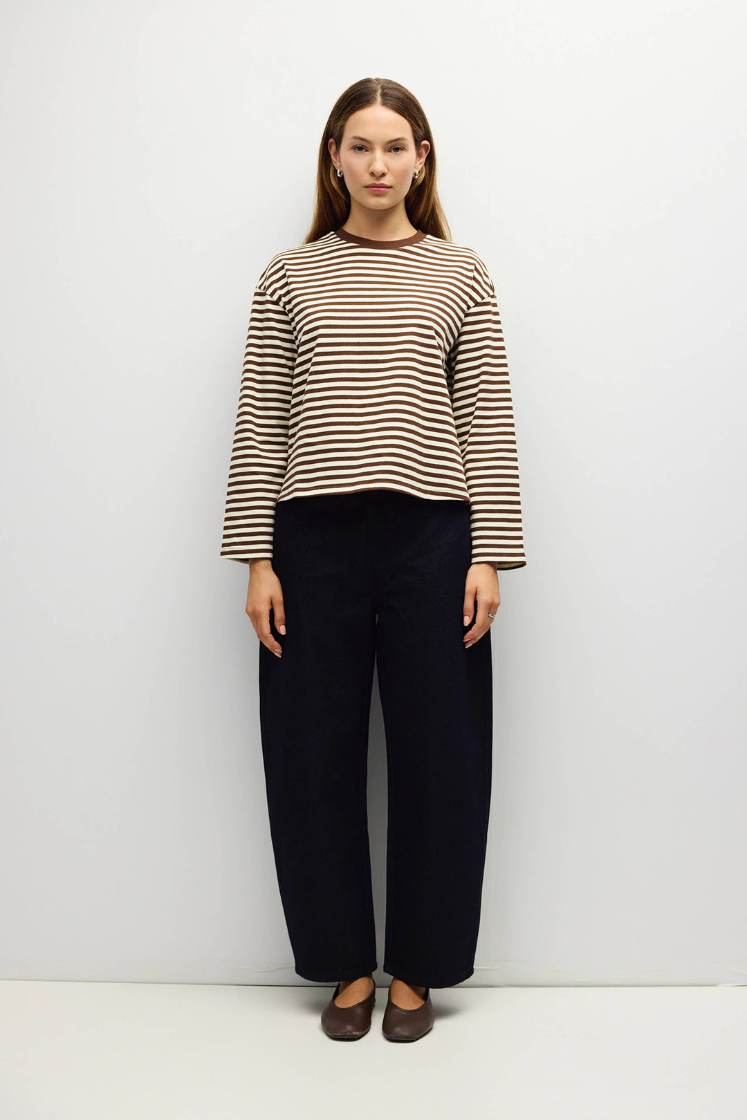The Jessie Top | Striped Long Sleeve T-Shirt A674