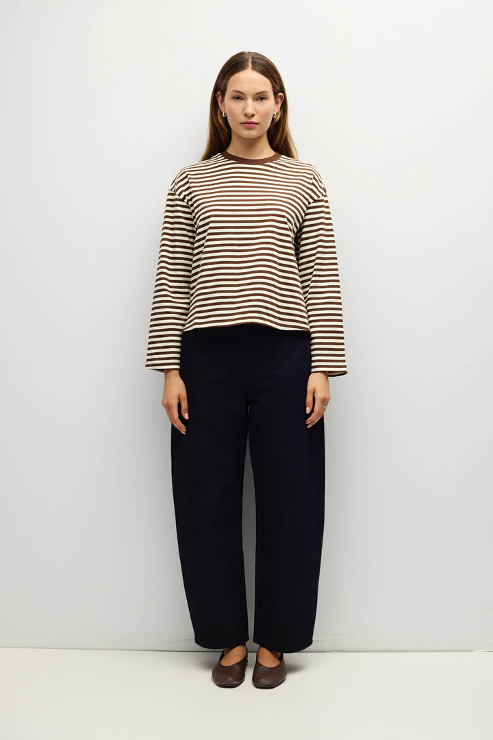 The Jessie Top | Striped Long Sleeve T-Shirt A674