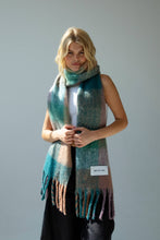 Load image into Gallery viewer, The Reykjavik Scarf - 100% Recycled - Purple Check - AW24