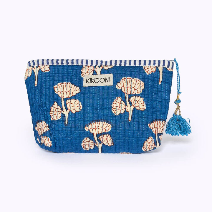 Handmade mini bag "Mystic Flower" blue and yellow