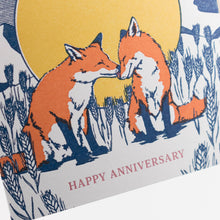 Load image into Gallery viewer, Anniversary Foxes in Love Card