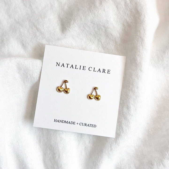 Gold Cherry Studs NC90