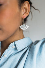 Load image into Gallery viewer, Pinstripe Fan Hoops J004