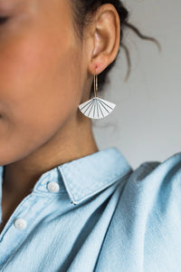 Pinstripe Fan Hoops J004