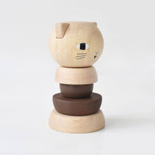 Load image into Gallery viewer, Wood Stacker - Cat