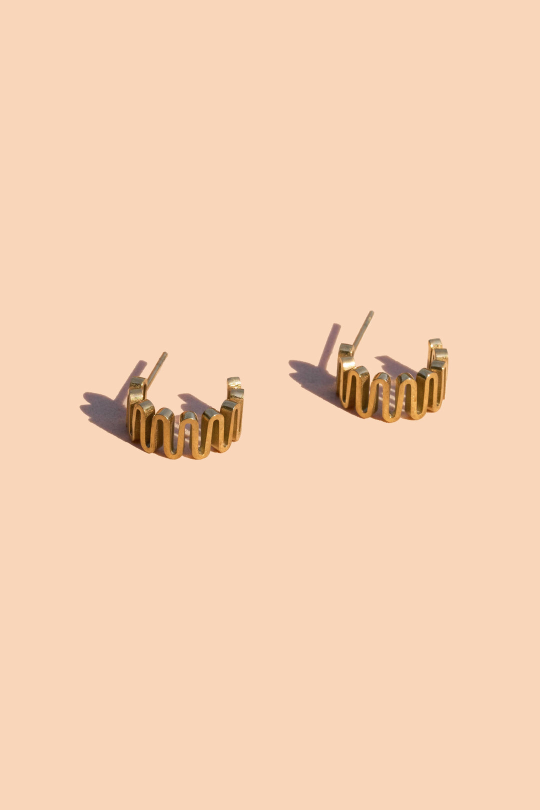 Silo Hoops - 18K Gold Plated PJ773