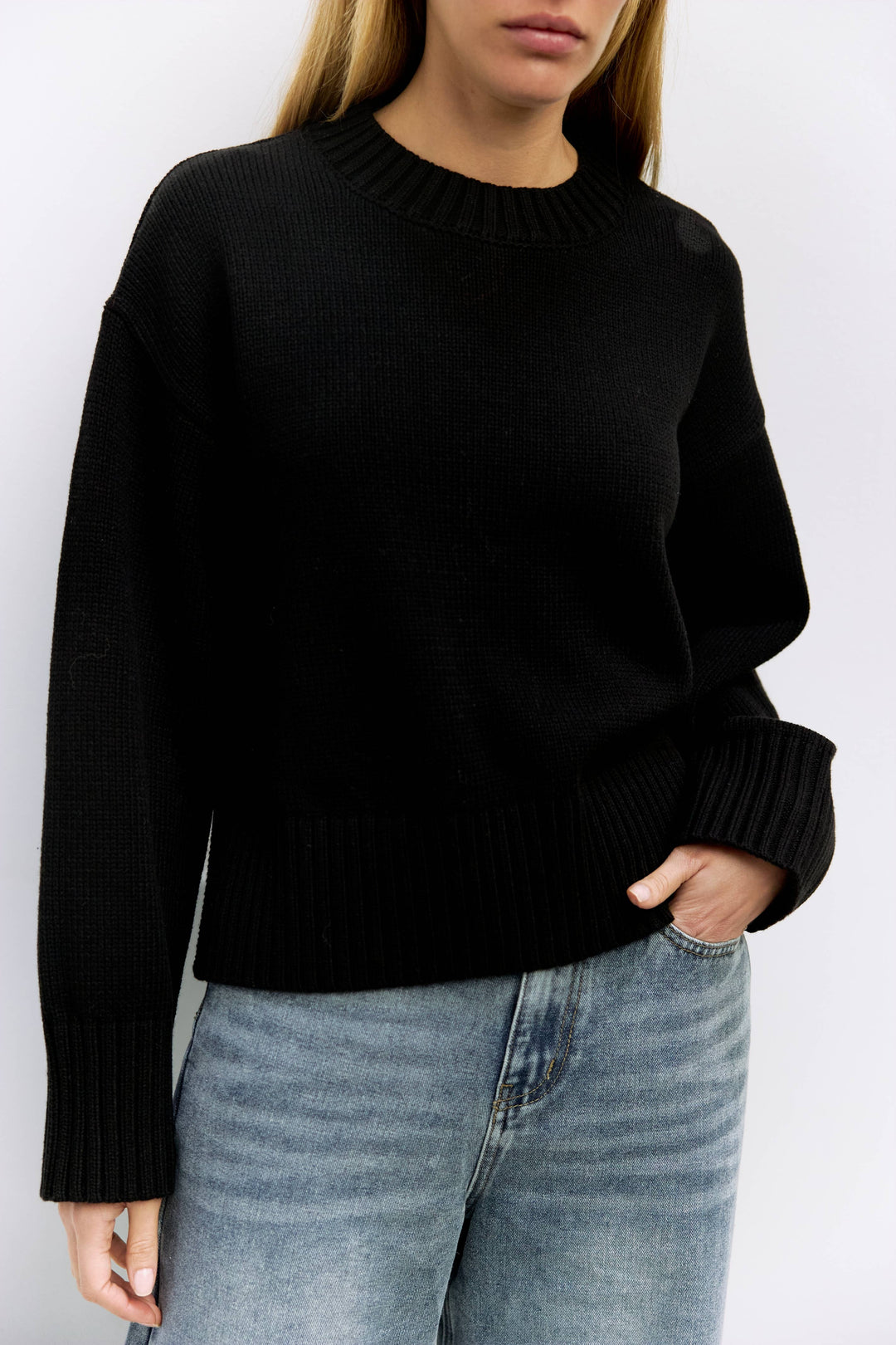 The Asher Sweater | Oversized Cropped Sweater TM24