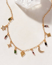 Load image into Gallery viewer, Watermelon Stardust Charm Necklace LN11