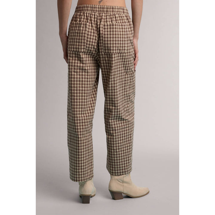 PLAID PATCH POCKET PANTS / WL26