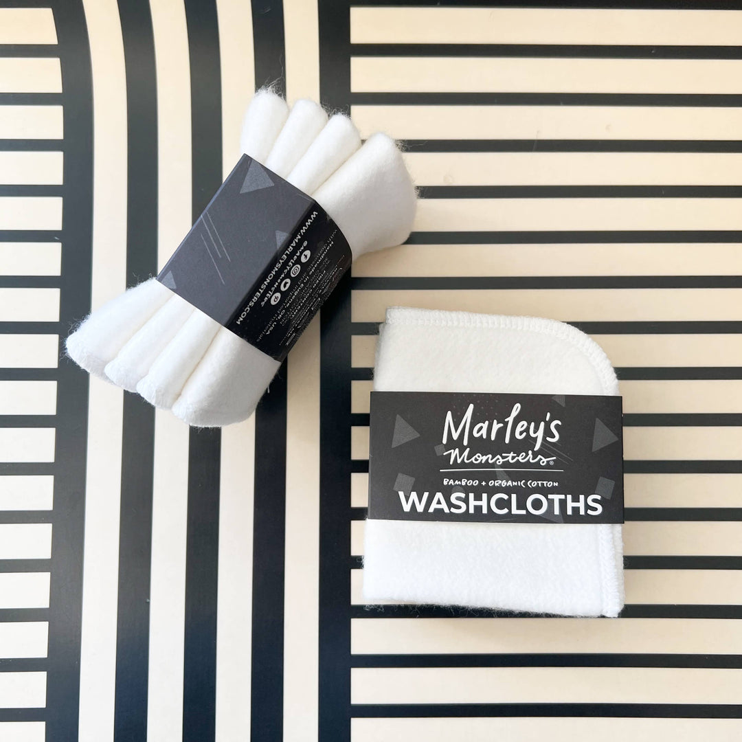 Bamboo Washcloths: 4 Count Pack - Case of 6 MAS99