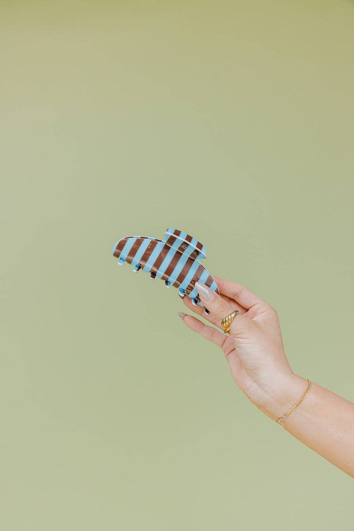 POLKA DOT &amp; STRIPED OVERSIZED CLAWS KX22