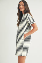 Load image into Gallery viewer, CASUAL STRIPED MINI DRESS