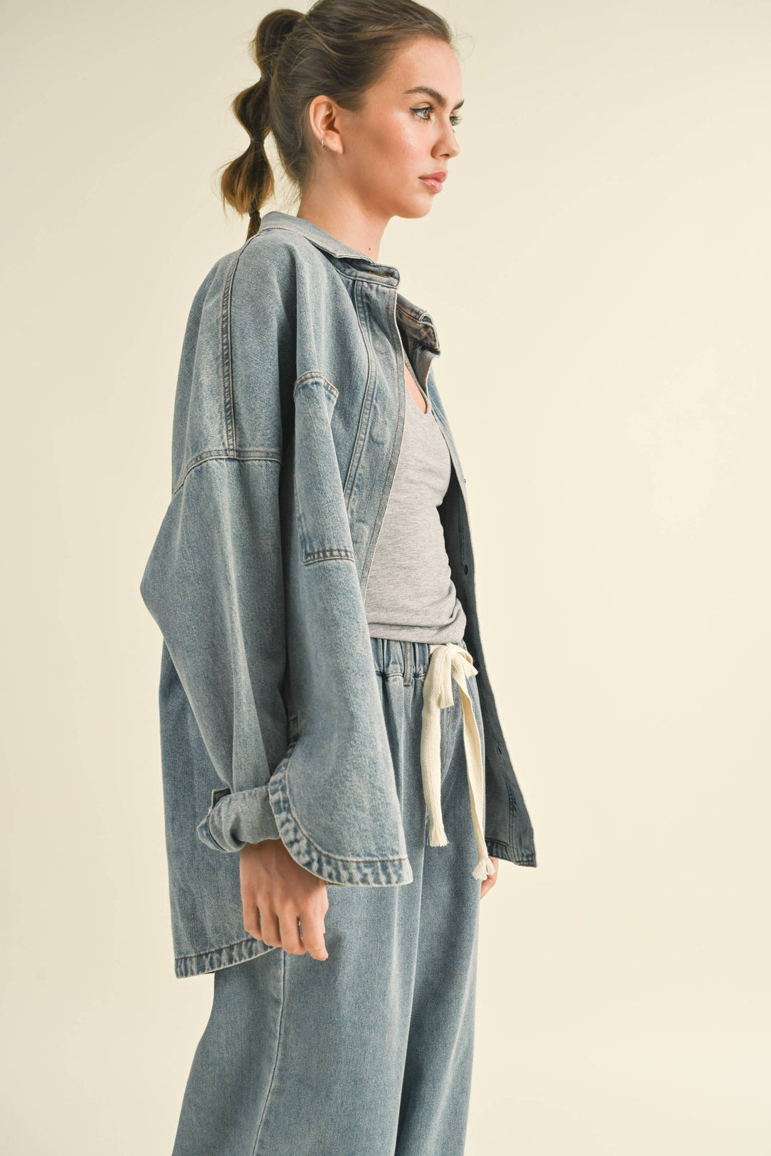DENIM SHACKET J3037
