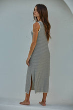 Load image into Gallery viewer, Knit Sweater Viscose Striped Dress