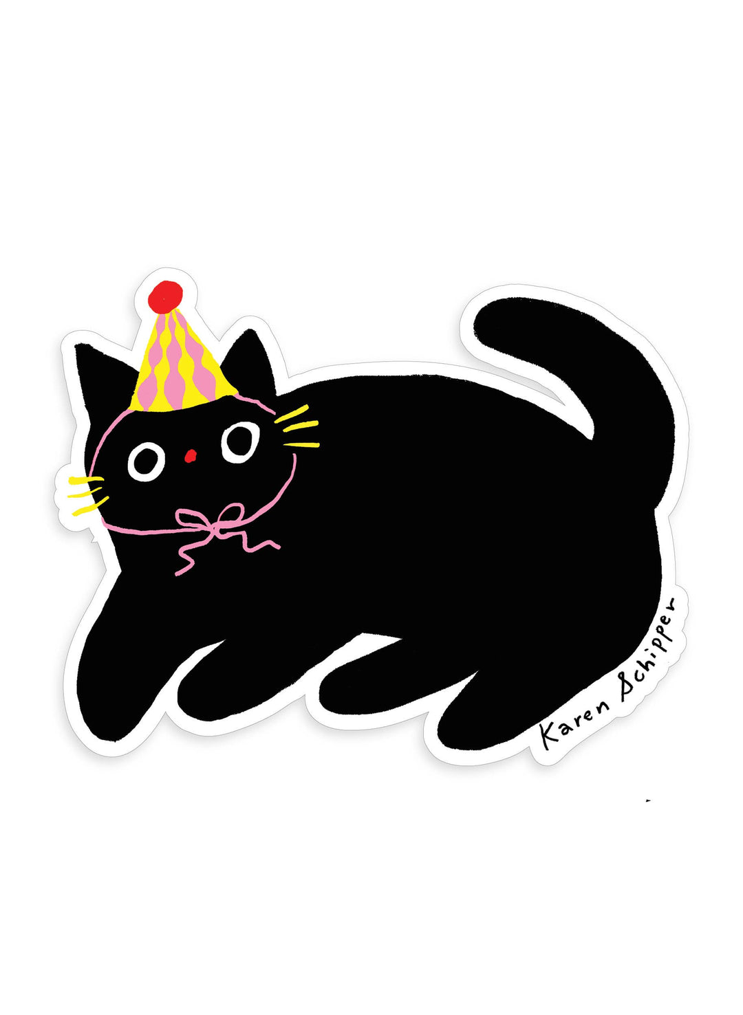 Party Cat Sticker KSS