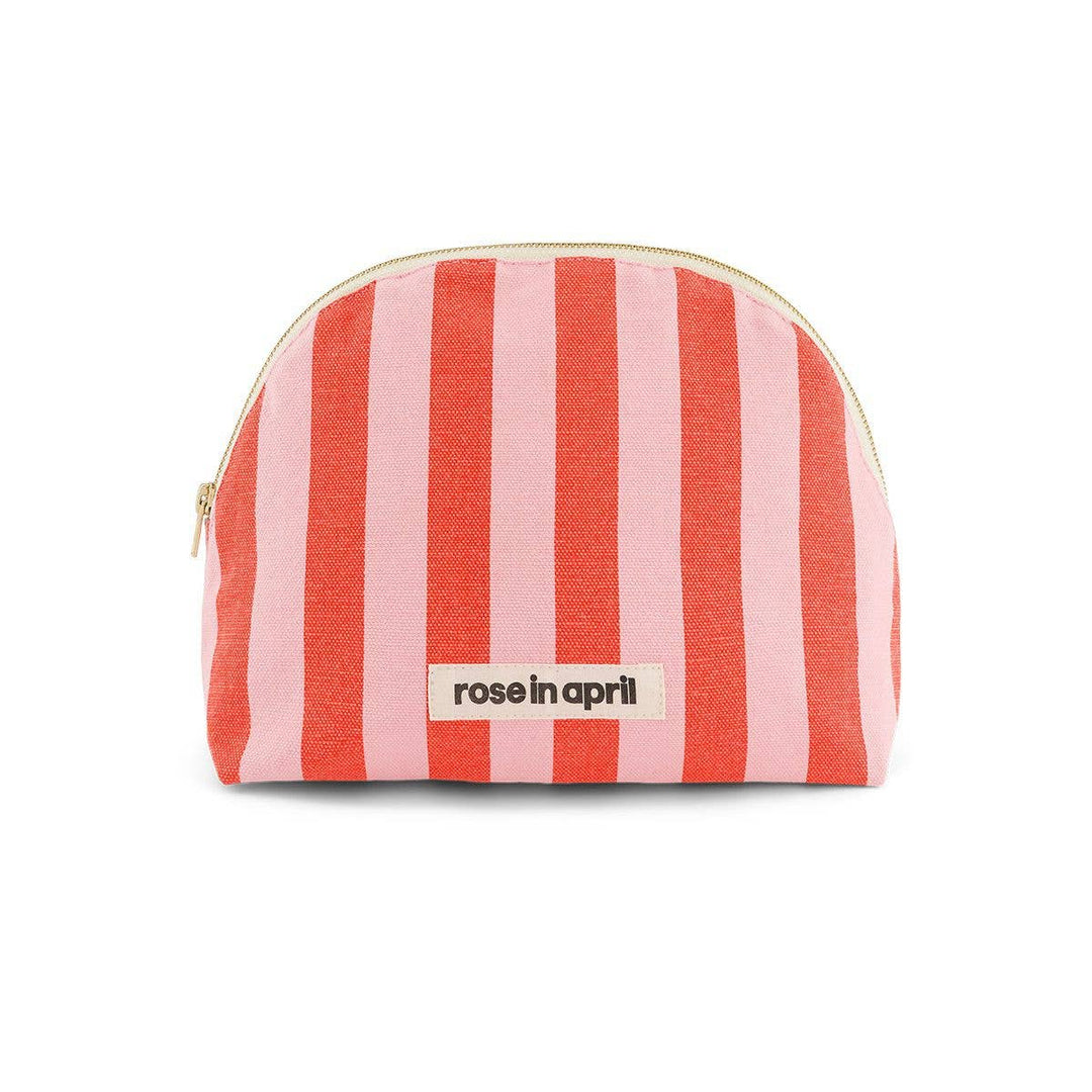 MARGAUX TOILETRY BAG STRIPES TOMATO / CANDY