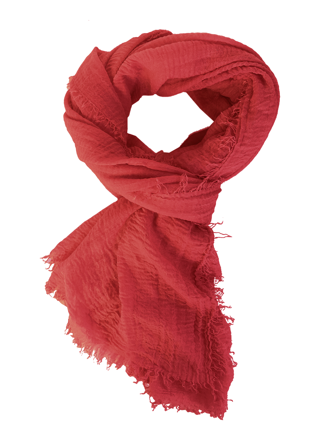 Boho Scarf - Carmine Red