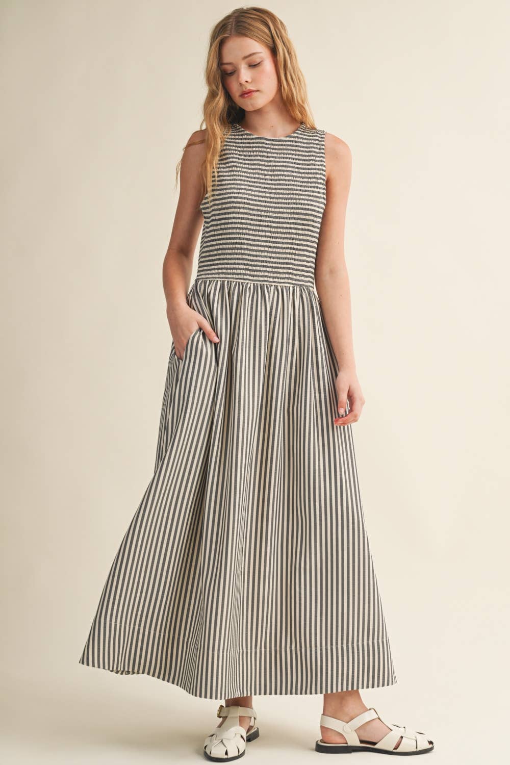 STRIPED DRESS MM822