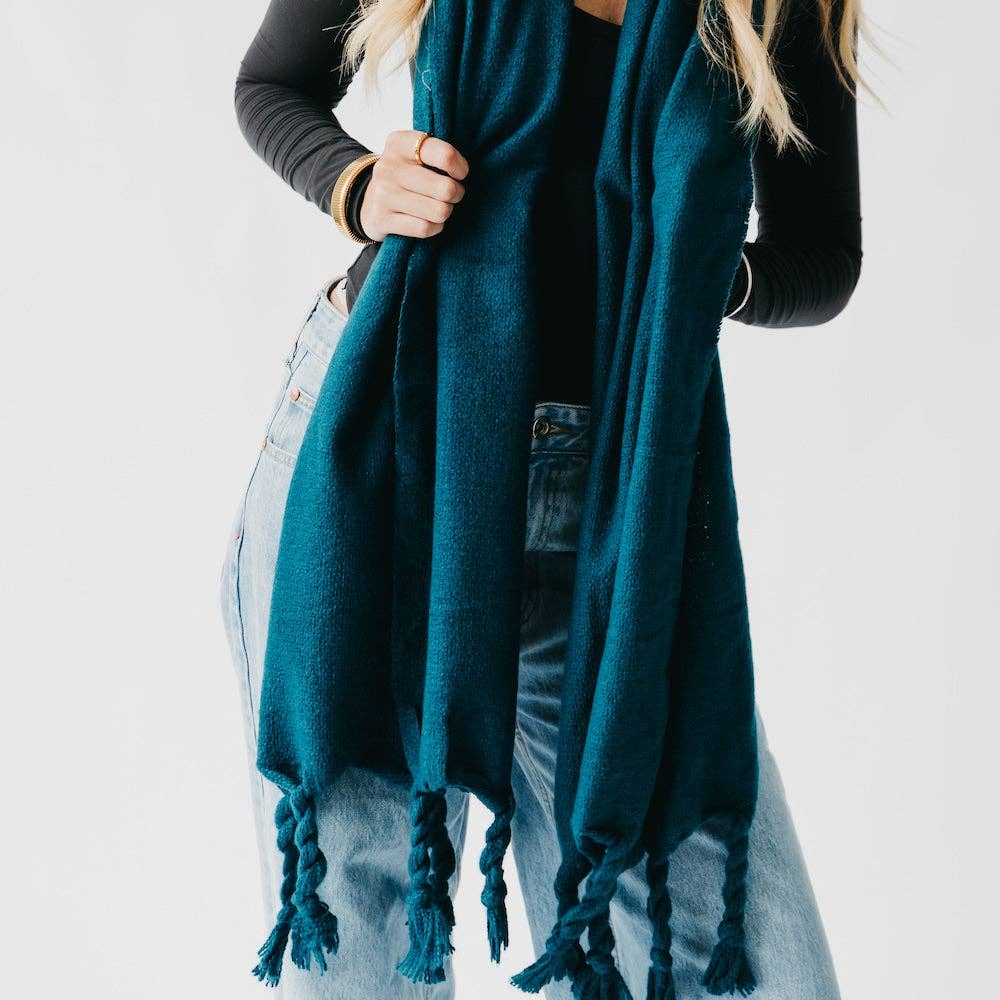 Twyla Twisted Tassel Scarf AD224